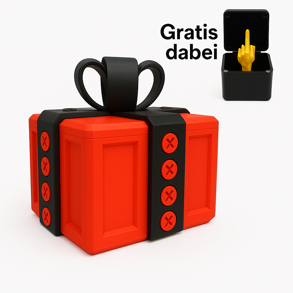 Das nervige Geschenk (Mittelfinger GRATIS dabei)